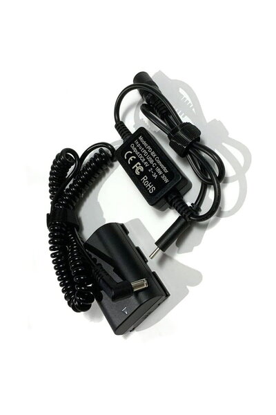 iShoot Baterie tip alimentator Sony NP-FW50 Baterie fictivă CUPLAJ CC CABLU C...