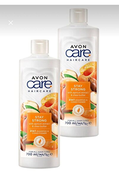 AVON 2x2 in 1 shampoo and conditioner set with apricot extract and shea butter