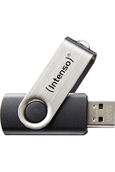 Intenso Basic Line 64GB, USB flash drive,Argintiu / Negru, USB-A 2.0, Citire ...