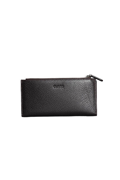 GUARD Kahvereng Genuine Leather Medium Coin Purse Women's Wallet // Grd260226...
