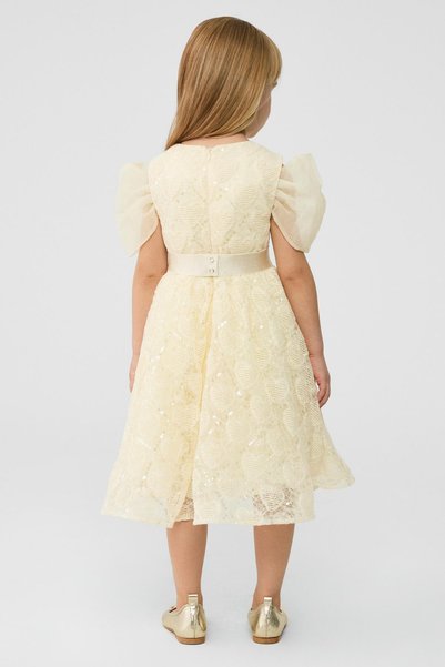 Tyess BG Store Rochie Ecru pentru Fata
