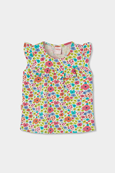 Boboli Floral Print T-Shirt 2-6 Years Old Multicolored