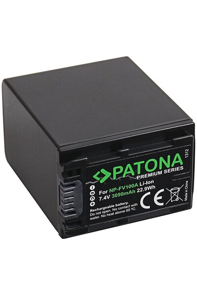 Patona Acumulator Premium NP-FV100 3090mAh replace Sony DCR-DVD DCR-HC DCR-SR...