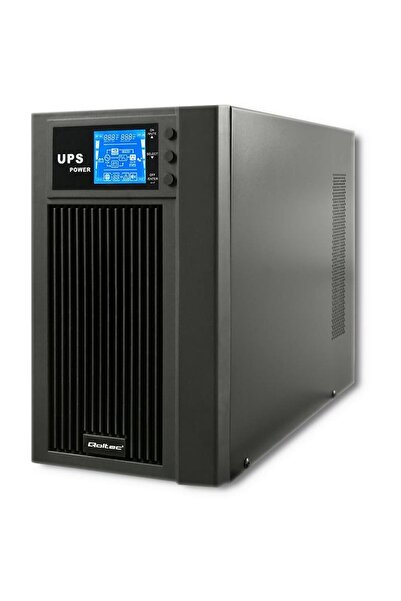 Qoltec On-line uninterruptible power supply 3KVA 2.4kW LCD USB