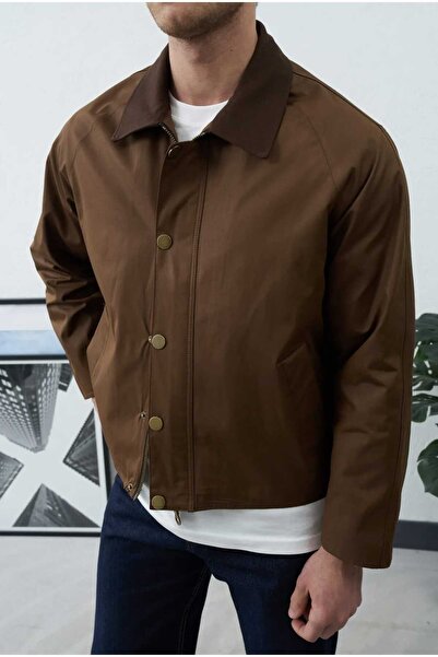 Wonraces Men's Comfortable Fit Premium Collar Detail Inner C Pocketed a Lined...