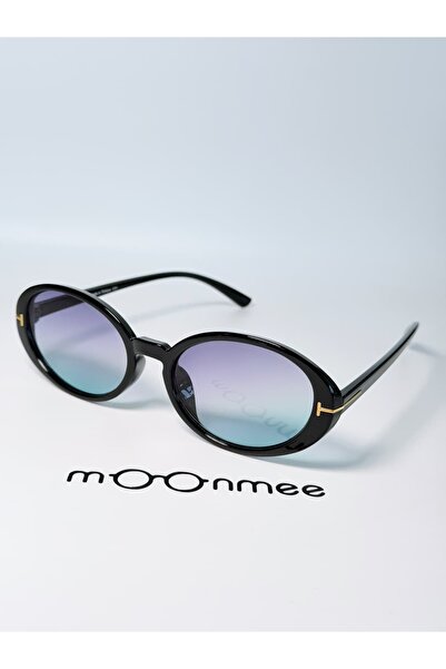 MOONMEE Flam Unisex Oval Blue Multicolored Sunglasses
