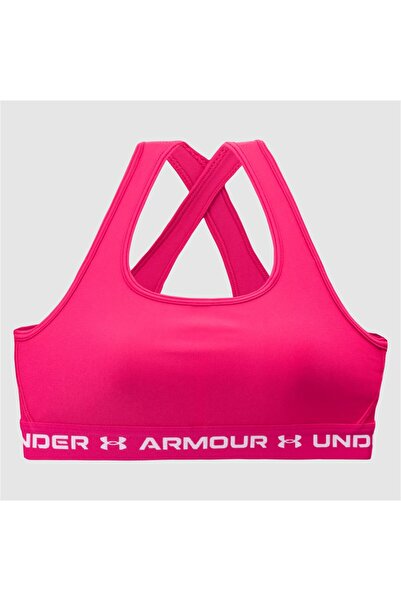 Under Armour UA Crossback Mid Bra 1361034-681 Women’s Pink Apparel, Size S