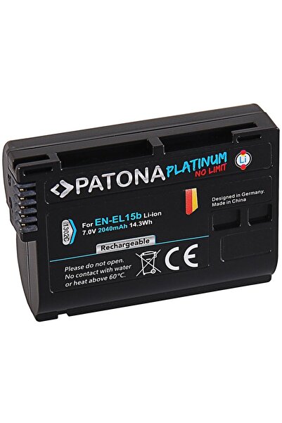 Patona Acumulator Platinum EN-EL15B 2040mAh compatibil Nikon-1302