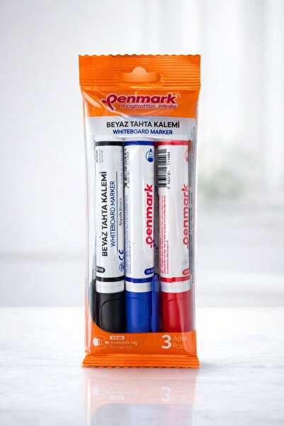 DANACI KIRTASİYE PENMARK BEYAZ TAHTA KALEMİ 3LÜ SET