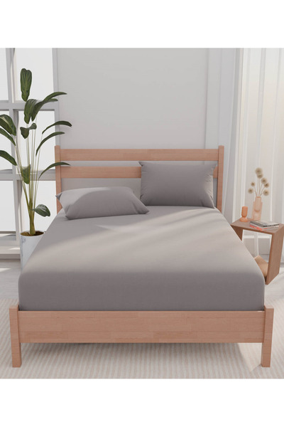 Apricitas HOME Double Bed Sheet Set Urban Gray 180X200 cm