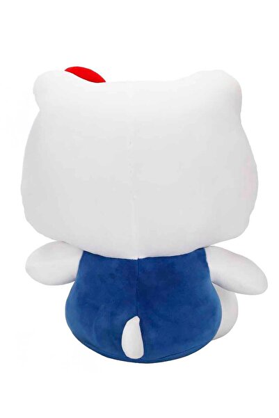 Hello Kitty Mavi Tulumlu Peluş S4 35 cm - Standart Standart