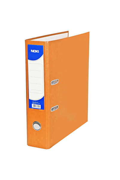 Noki Dosar laminat cu pârghie 7,5 cm portocaliu