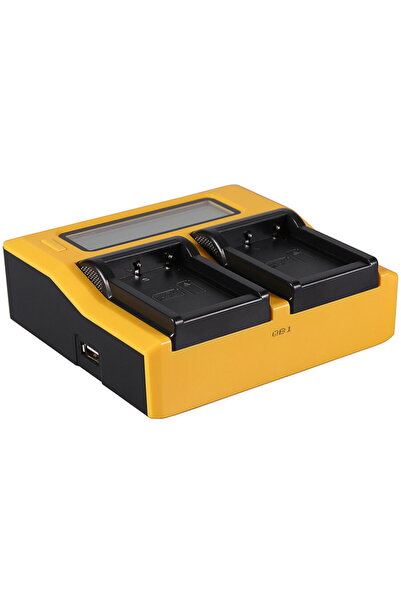 Patona Încărcător Dual LCD USB compatibil Panasonic DMW-BLF9 Lumix DMC-GF3 DM...
