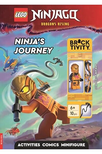 BUSTER BOOKS ليغو (®) نينجاغو (®): كتاب أنشطة رحلة النينجا (مع مجسم آرين المص...