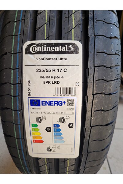 Continental 225/55R17 Van Contact ULTRA 109/107H 8PR (8 KAT) C YÜK TİPİ (4 AD...