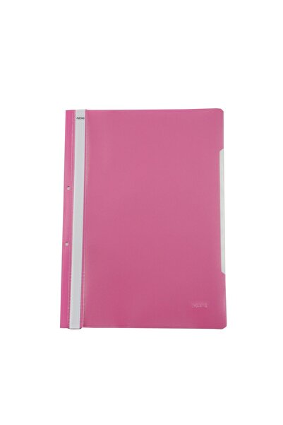 Noki Plastic File With Clip And Holes Pink