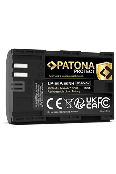 Patona Baterie PROTECT LP-E6P EOS Canon R5 Mark II Baterie 14205