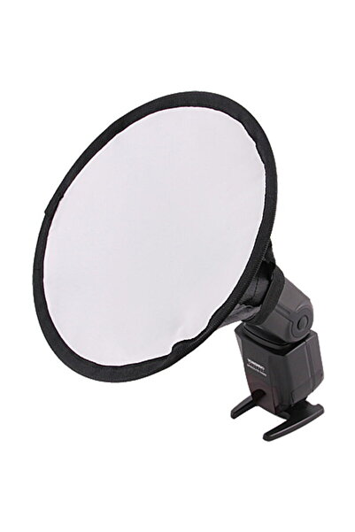 Generic Mini softbox difuzor circular 20cm pentru blitzuri speedlite Canon Ni...