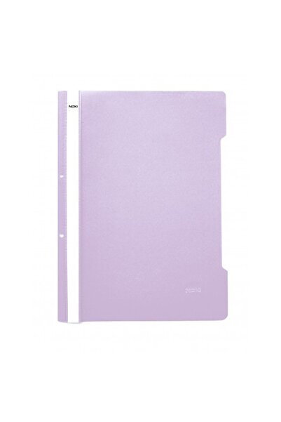 Noki Plastic File With Clip And Holes Lilac