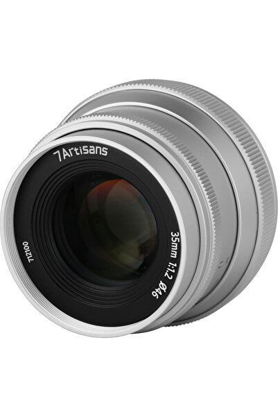 Other 7Artisans 35mm F1.2 MK II silver manual lens for FujiFilm FX-mount