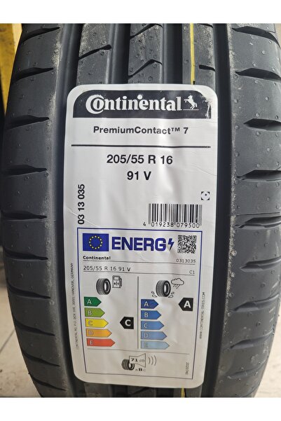Continental 205/55r16 Premium Contact7 91V Set Olarak (4ADET) Yazlık 2026 Üre...
