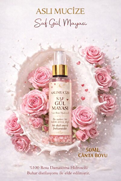aslimucize HİDROSÖLLÜ SAF GÜL MAYASI