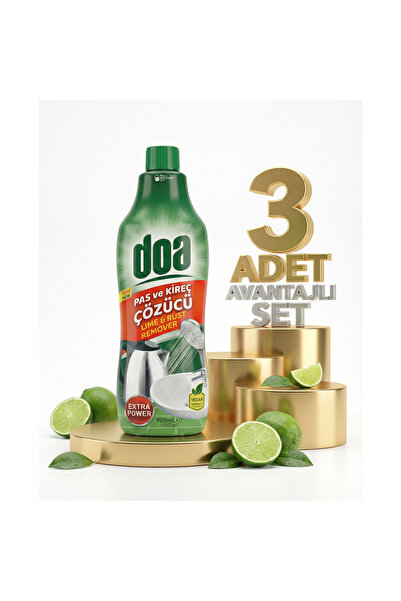 Doa Pas Ve Kireç Çözücü 3x900 Ml