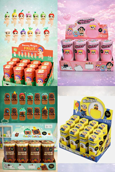 Pofika Sonny Angel Hippers Fruıt,Capybara,Powerpuf,Mınıons Serisi Figür Rastg...