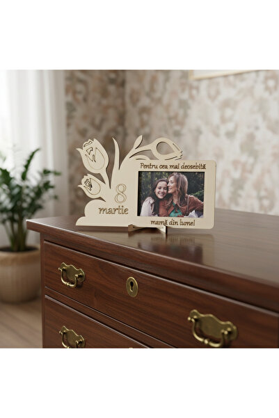 damoro Desk photo frame, 1 picture, Special Mom, March 8 gift, Wood, Engraved