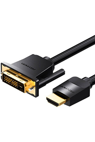 Vention ABFBI, DVI male - HDMI male, 3 m, Negru