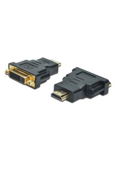 Assmann Adaptor standard HDMI 1.3 HDMI A M (mufă)/DVI-I (24+5) F (mufă) negru