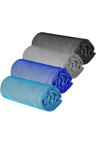 YQXCC 3-Piece Cooling Towel (120x30 cm) Cold Neck Towel, Microfiber Ice Towel...