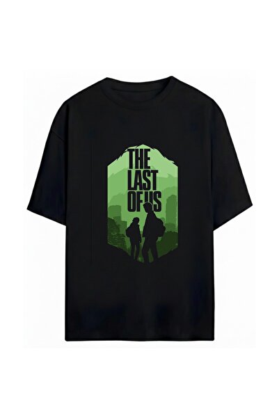 SVART WEAR تي شيرت The Last Of Us مطبوع للجنسين مقاس كبير 100% مكون من قطن قطع