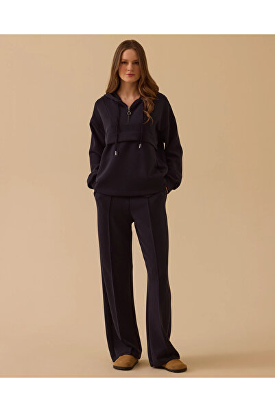 SEÇİL KAPÜŞONLU FERMUAR DETAYLI TAKIM