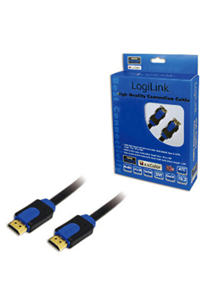 LogiLink - Cablu HDMI de mare viteză cu Ethernet, 15 m