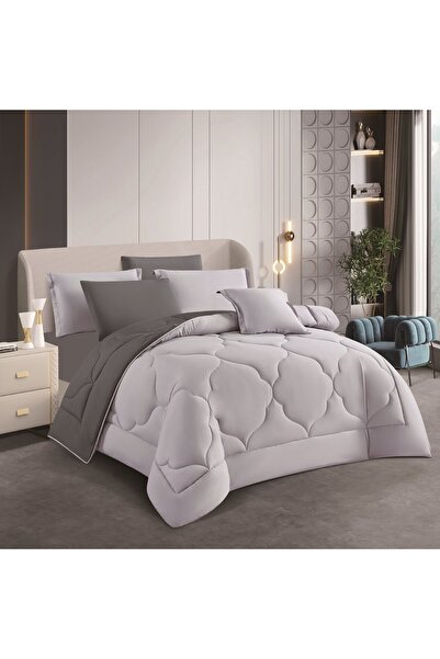 HOURS Horse 7-Piece Double Bedspread Set – Elegant Plain Design and Luxurious...