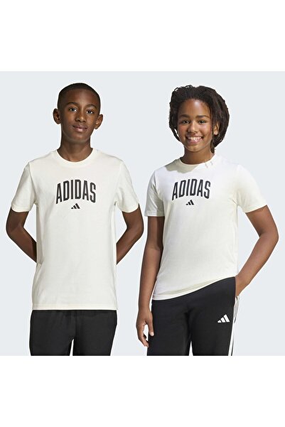 adidas Dječja bela majica sa grafičkim motivima (KE1347)