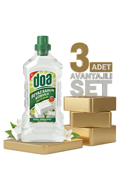 Doa Yüzey Temizleyici Beyaz Sabun 3x2,5 Lt