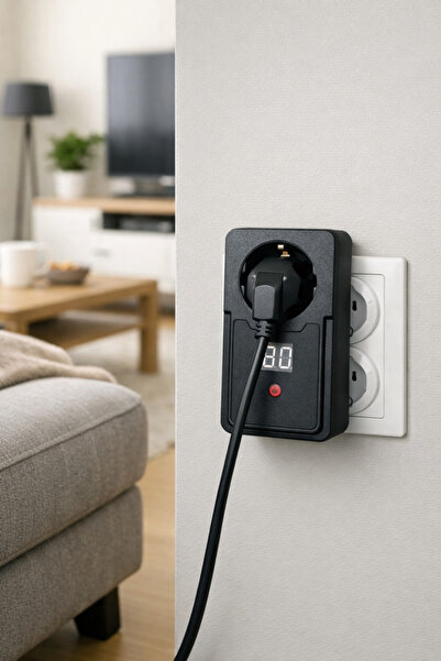 kialed Zaman Ayarlı Termal Akım Korumalı Priz – Dijital Timer Priz