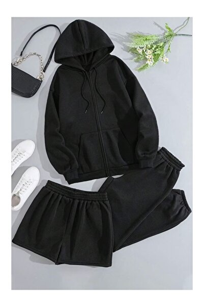 AEMİ Unisex Oversized Sweatshirt and Sweatpants 2-Piece Set