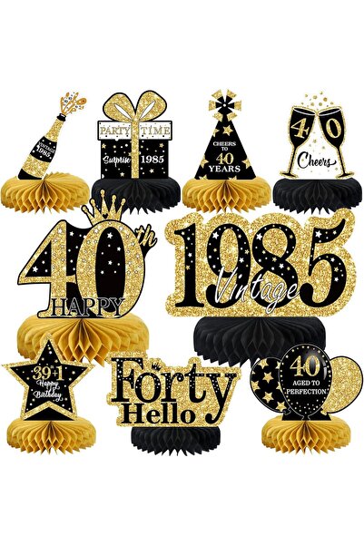 Voxisroma Decorațiuni pentru aniversarea a 40 de ani pentru bărbați, 9 bucăți...