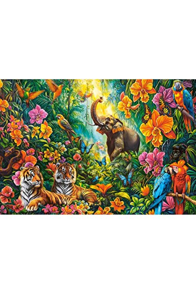 Castorland Puzzle 1000 pieces - Blooming Jungle (Castorland-105427)