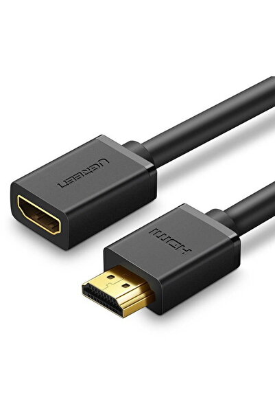 Ugreen Cablu HDMI mascul la HDMI mamă HD107, FullHD, 3D, 1m (negru)