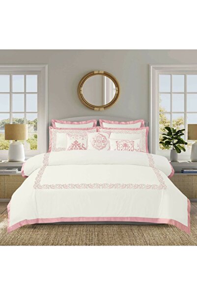 Orange Bed & Bath Saraya | 100% Cotton Double Duvet Set, 11 Pieces