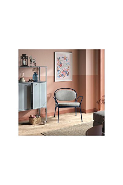 IKEA tekli koltuk , mavi-siyah-tibbleby bej-gri