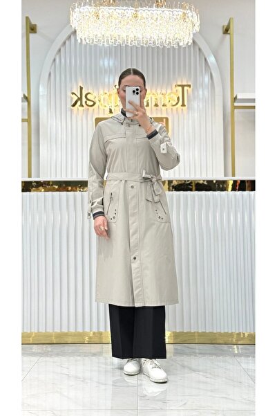 BELEN cu glugă Trenciuri cu Accesorii de Buzunar