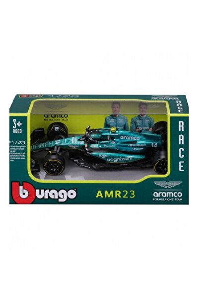BBURAGO Macheta Formula 1 Aston Martin AMR 23 Aramco #14 Fernando Alonso - 1/43