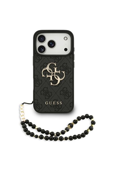 Guess Husă pentru iPhone 17 Pro cu cablu, Hardcase 4G Classic Logo cu curea, ...