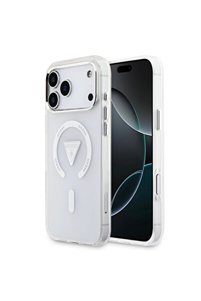 Guess Carcasă pentru iPhone 17 Pro Max, IML Gradient Triangle Logo MagSafe, T...