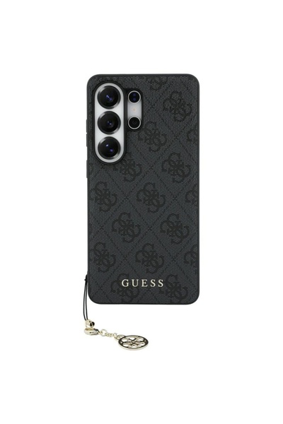 Guess Case for Samsung Galaxy S26 Ultra, Hardcase 4G Classic Logo Charm, Black